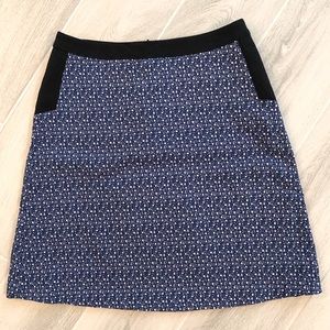 Above the knee navy skirt